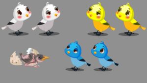 BIRD CHILD CARTOON CHARACTER CJS16