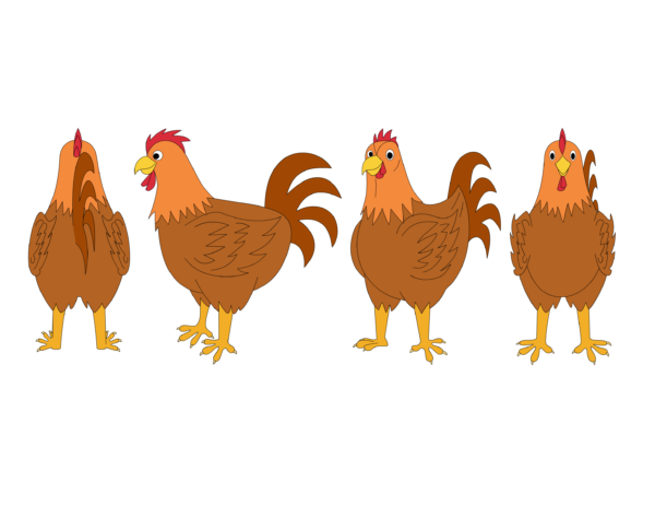 HEN ANIMATED CARTOON CHARACTER COPYRIGHT FREE